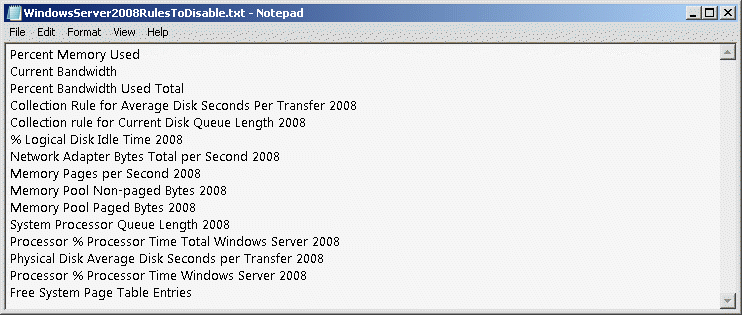 WindowsServer2008RulesToDisable